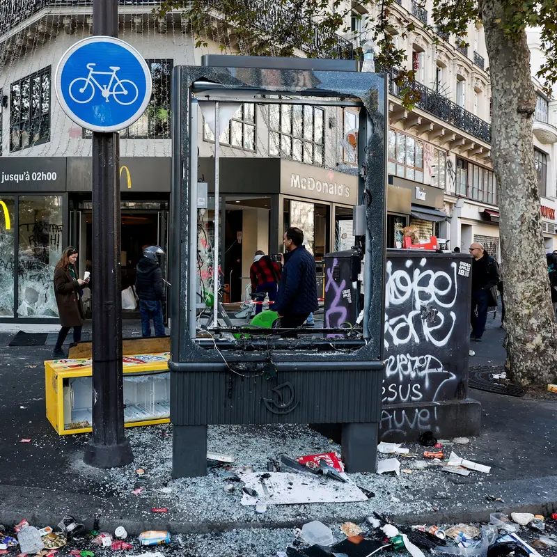 France in Shock After Protests Turn Into Riots, Damaging Buildings and Shops